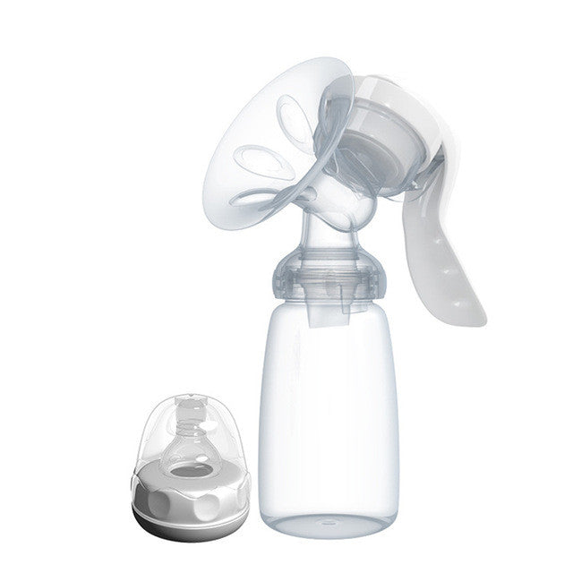 Manual Breast Feeding Pump Original Manual Breast Milk Silicon PP BPA Free With Milk Bottle Nipple Function Breast Pumps T0100