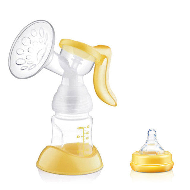 Manual Breast Feeding Pump Original Manual Breast Milk Silicon PP BPA Free With Milk Bottle Nipple Function Breast Pumps T0100