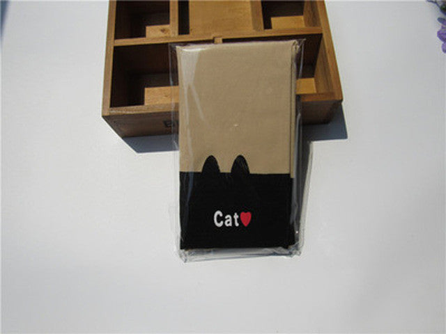 Girl's Kids Splice Thick Baby Devil Cat Elastic Waist Tight Cotton Velvet Stocking Knitted Stitching Pantyhose T0192