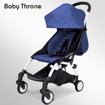 Upgrade a baby stroller ultra portable folding 2 and 1 four wheel suspension travel stroller