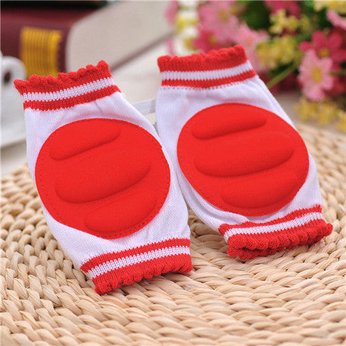 BS#S Baby Crawling Knee Pads Cotton Baby Safety Crawling Elbow Cushion Toddlers Knee Protector knee Pads Kids