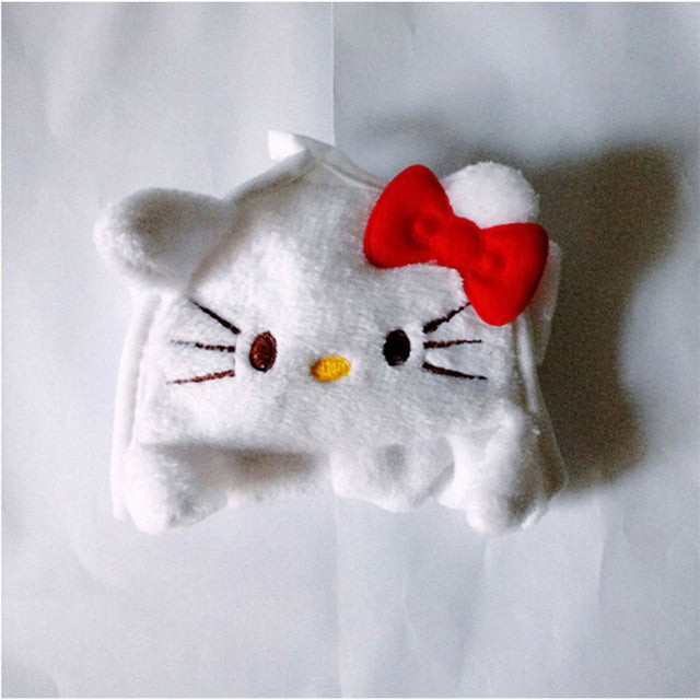 Baby Nursery Hand Towel Toddler Soft Plush Fabric Cartoon Animal Wipe Hanging Bathing Towel For Children