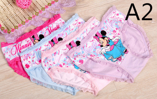 2016 Sale For Girls Underwear Briefs Panties Kitty Baby Kids Pants Wholesale High Quality Short Children Princesses 4pcs/lot Mix
