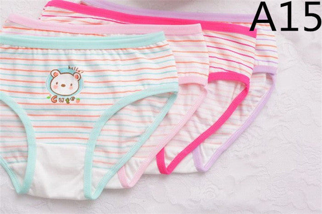 2016 Sale For Girls Underwear Briefs Panties Kitty Baby Kids Pants Wholesale High Quality Short Children Princesses 4pcs/lot Mix