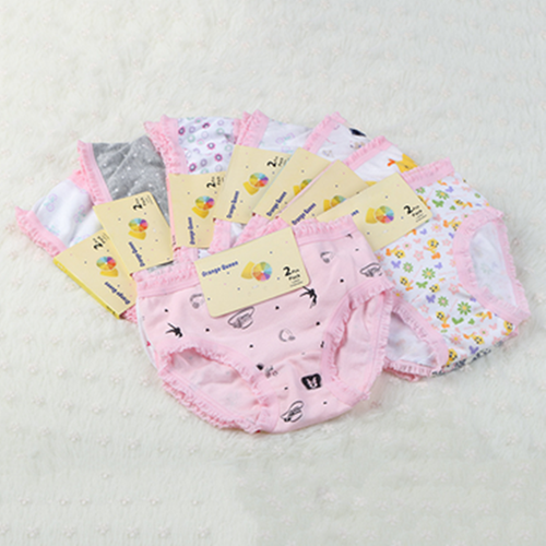 4pcs/lot fashion kids panties girls' briefs female child underwear lovely cartoon panties children clothing