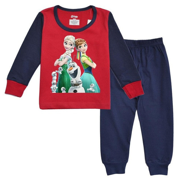 Hottest seller 100% cotton long sleeve pijama kids baby girl boy 2017 Spring autumn clothes kids clothes free shipping