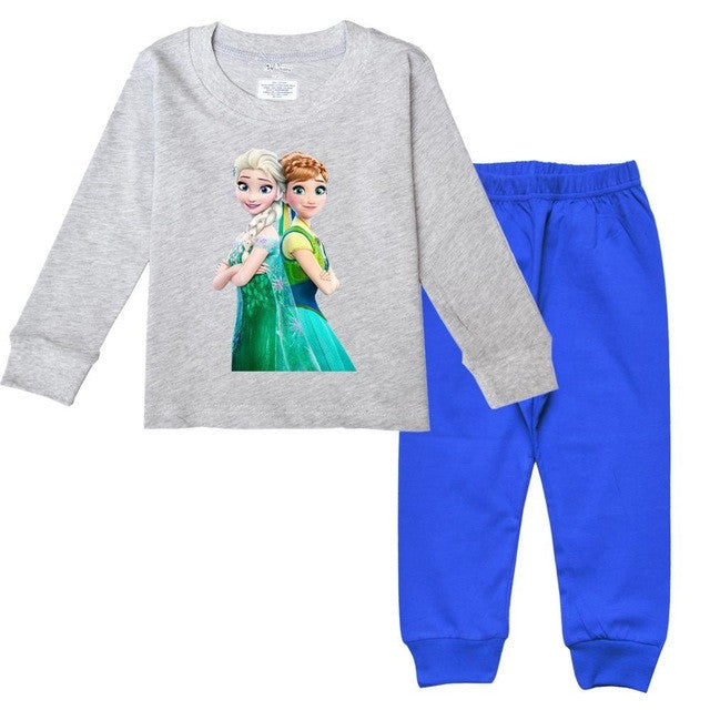 Hottest seller 100% cotton long sleeve pijama kids baby girl boy 2017 Spring autumn clothes kids clothes free shipping