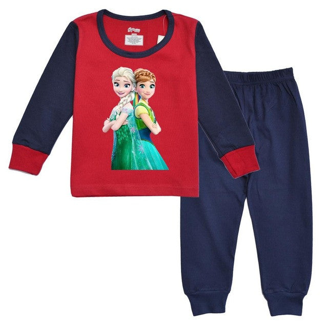 Hottest seller 100% cotton long sleeve pijama kids baby girl boy 2017 Spring autumn clothes kids clothes free shipping