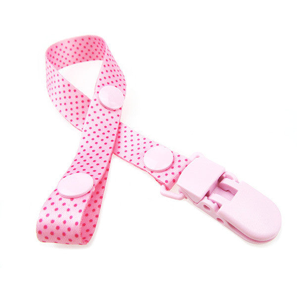 Cartoon Fixed Button Adjust Length Baby Pacifier Clip Plastic Dummy Holder Soother Chain Drop-resistant Buckle Strap Stroller