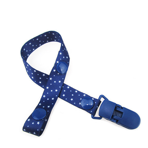 Cartoon Fixed Button Adjust Length Baby Pacifier Clip Plastic Dummy Holder Soother Chain Drop-resistant Buckle Strap Stroller
