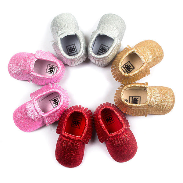 0-18M | Boys & Girls | Suede PU Leather Moccasins | Assorted Styles
