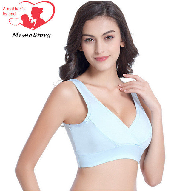 Gourd doll 34-42 Soft breastfeeding Maternity Nursing Bra Women Cotton Underwear Maternity bra Underwear Women BreastFeeding Bra