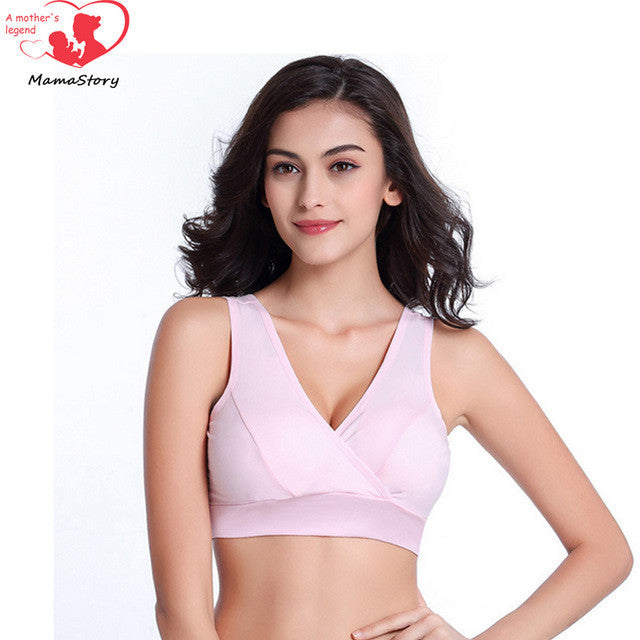 Gourd doll 34-42 Soft breastfeeding Maternity Nursing Bra Women Cotton Underwear Maternity bra Underwear Women BreastFeeding Bra