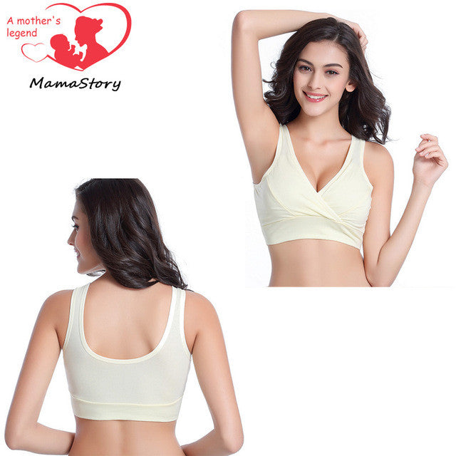 Gourd doll 34-42 Soft breastfeeding Maternity Nursing Bra Women Cotton Underwear Maternity bra Underwear Women BreastFeeding Bra