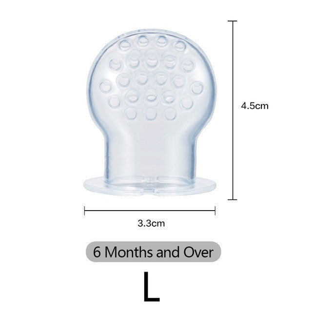 1Pcs Baby Pacifier Fresh Food Nipple Fruit Nibbler Feeder Kids Nipple Feeding Baby Nipple Teat Pacifier Bottles chupeta