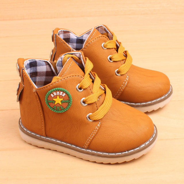 Children's hot sale fashion boots classic 2016 autumn winter kid's keep warm snow boots for boys girls size21-25