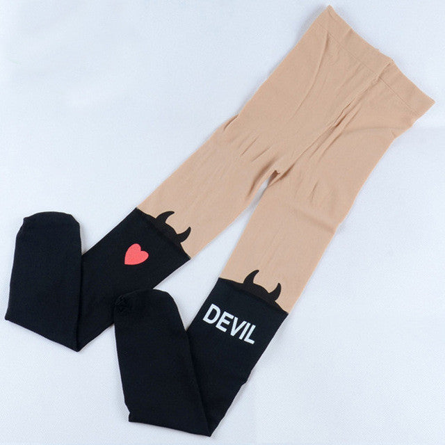 Baby Girl's Stockings Fashion Tight Solid Cute Cartoon Kitten Children Girls Kids Stockings 4 Designs