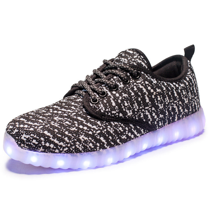 2017 NEW children sneakers USB charging kids LED luminous shoes boys girls of colorful flashing lights sneakers