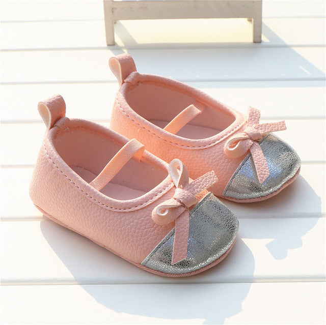 baby girl first walker shoes newborn toddler girl bowknot bow polka dot soft sole pram shoes sapatos infantil calzado ninas