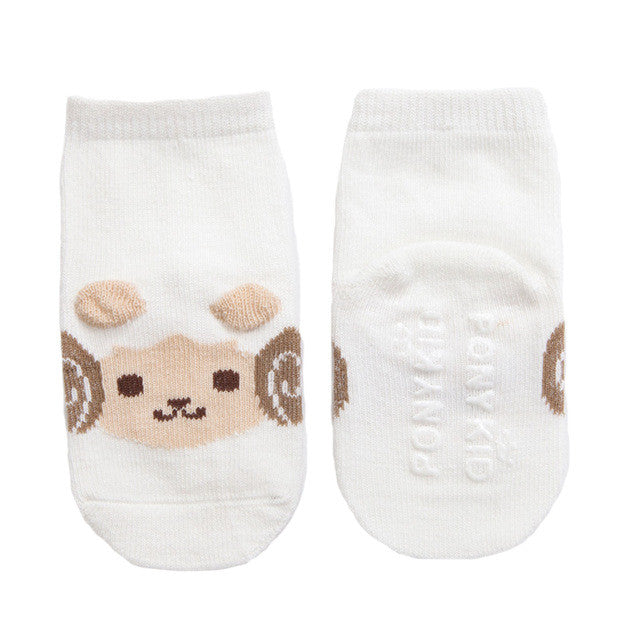 Cotton Anti Slip Baby Socks Newborn Infant Boys Girls Socks Kawaii Cartoon Animal Design For 0-2 Years Kids