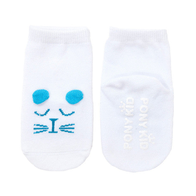 Cotton Anti Slip Baby Socks Newborn Infant Boys Girls Socks Kawaii Cartoon Animal Design For 0-2 Years Kids