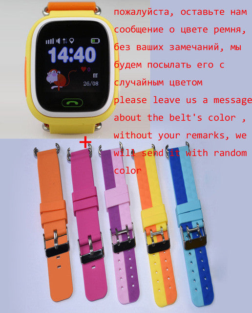 Q90 baby phone kids GPS Wifi Smart Watch SOS GPS Location Finder Locator Device Tracker Kid Safe Anti Lost Monitorch children