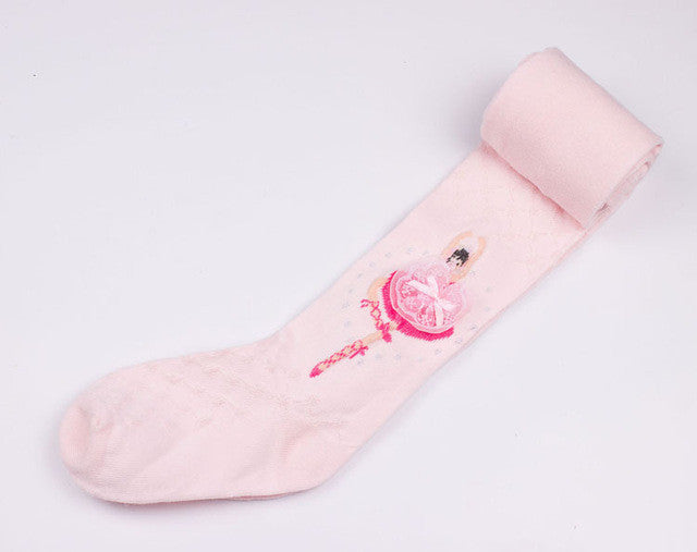 Organic Cotton Girls Stocking Children Tights Kids Cute Pantyhose Child Dance Tight