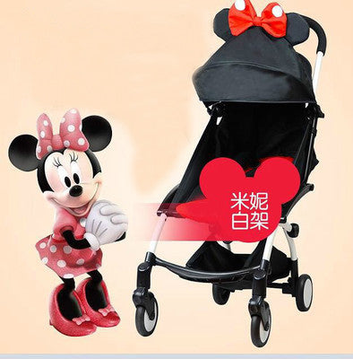 yoya  babyyoya Car portable umbrella stroller lightweight folding stroller can sit or lie folding baby stroller children