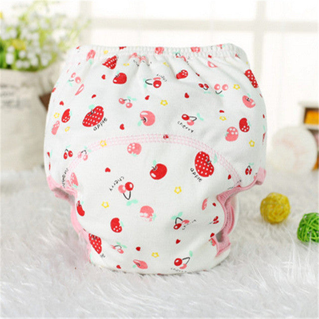1Pcs Cotton Baby Training Pants Baby Diapers Nappies Reusable Diapers Nappy Changing Kids Underwear Children Boys Girls Diaper