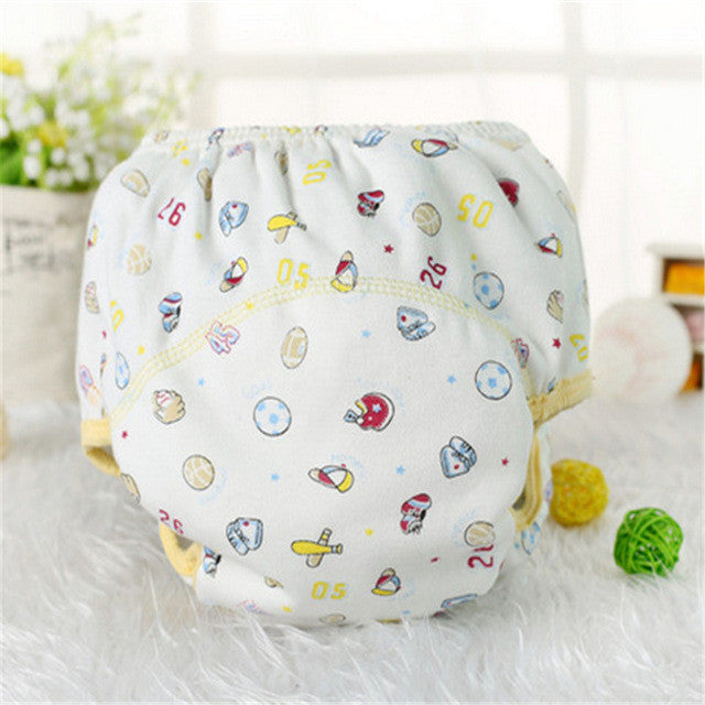 1Pcs Cotton Baby Training Pants Baby Diapers Nappies Reusable Diapers Nappy Changing Kids Underwear Children Boys Girls Diaper