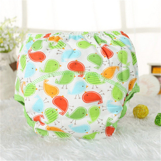 1Pcs Cotton Baby Training Pants Baby Diapers Nappies Reusable Diapers Nappy Changing Kids Underwear Children Boys Girls Diaper