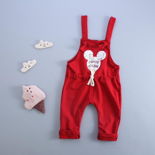 2017 spring new Korean fashion cotton baby pants 1 piece 0-2 year Cartoon brand baby boys pants baby girls pants