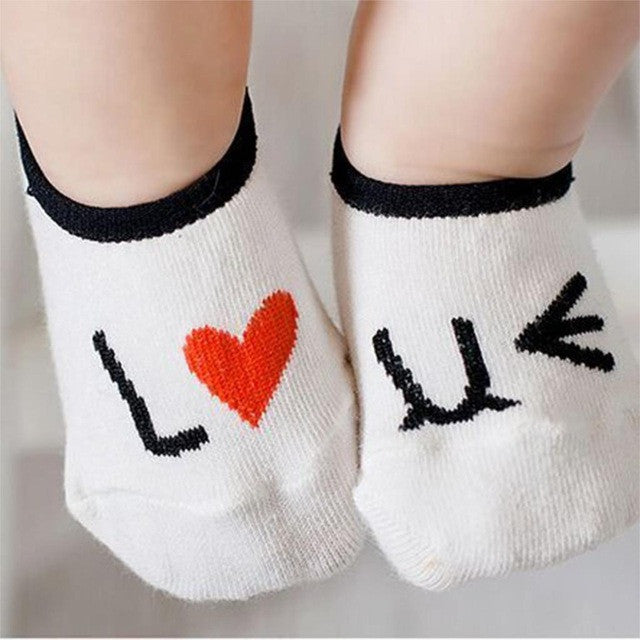 Unisex Cotton Ankle Baby Socks For Boy Girl Infant Toddler Cute Cartoon Short Floor Anti Slip Socks Spring Summer Style