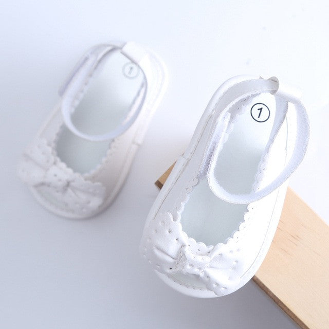 Baby flower rose Girls Princess Shoes leopard newborn prewalker Soft Sole First Walkers 0-18month infant sapatos anti-skid R4215