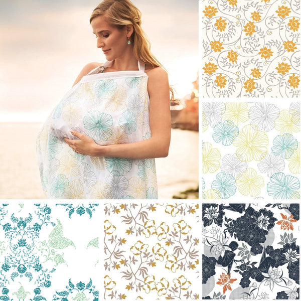 Breastfeeding Baby Infant feeding cover Breathable Cotton Muslin nursing cloth Apron large size big Mommy outdoor Nursing Cover