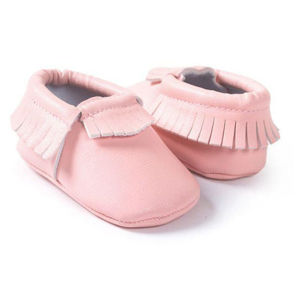 Princess Toddler Infant Soft Sole PU Leather Shoes Tassels Baby Various Bebe Moccasin 0-18M