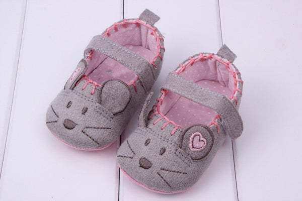 Soft Little Mouse Princess Baby Shoes For Girl Boy Infant Shoes 3 size