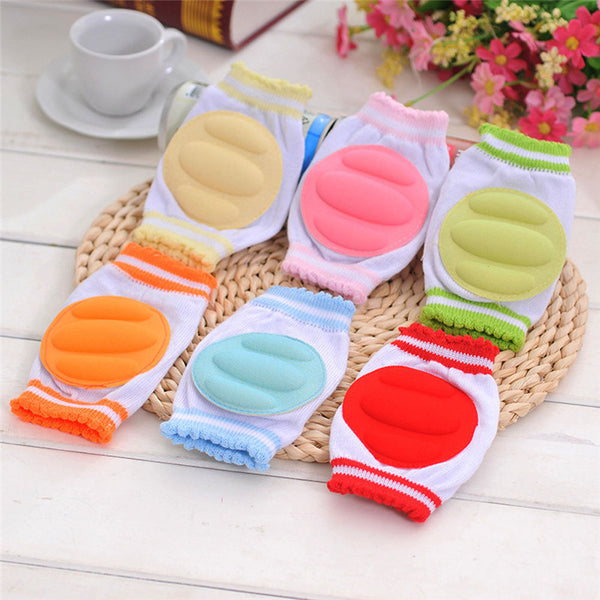 BS#S Baby Crawling Knee Pads Cotton Baby Safety Crawling Elbow Cushion Toddlers Knee Protector knee Pads Kids