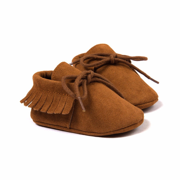 0-18M | Boys & Girls | PU Suede Leather Moccasins
