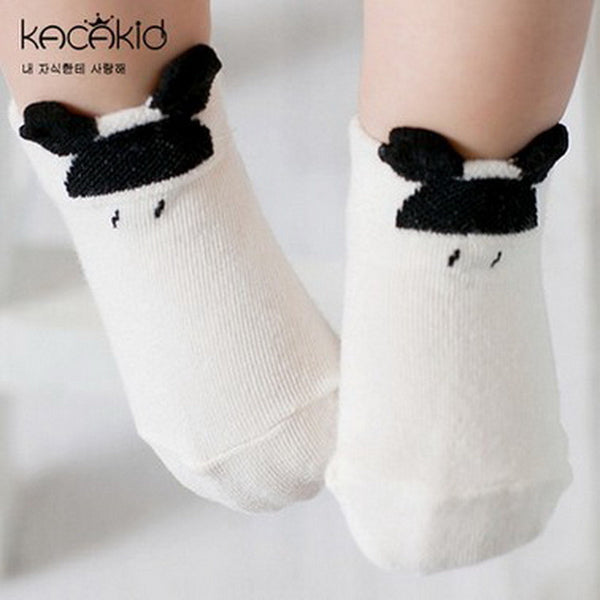 Hot Sales Newborn Cotton Non-Slip Baby Socks 100% Cotton Autum Winter Infant Cartoon Socks With High Quality