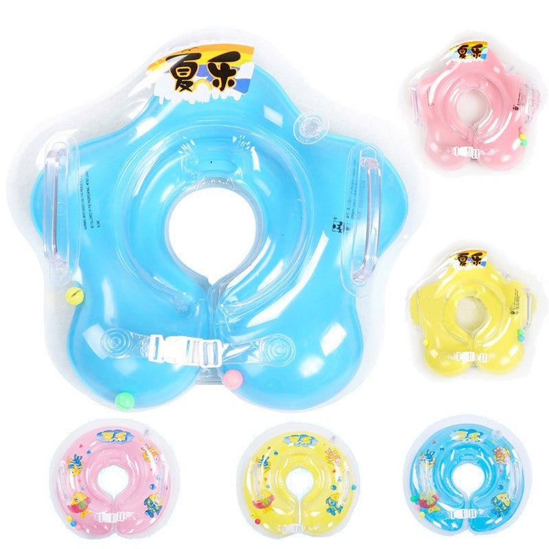 Free Shipping  swimming baby accessories swim neck ring baby Tube Ring Safety infant neck float circle for bathing Inflatable