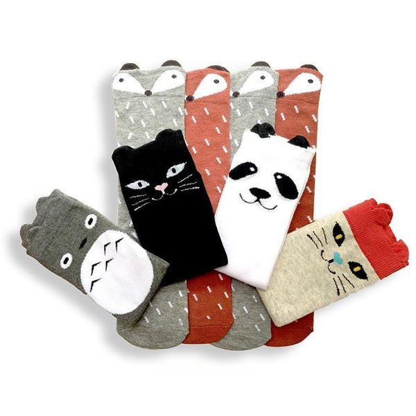 Toddler New Totoro Design Baby Socks Girls Boys Fall Winter Leg Warmers Fox Socks Knee Pad